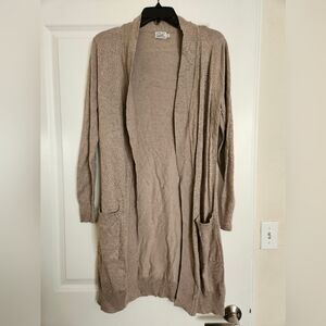 Size Medium mocha colored cardigan